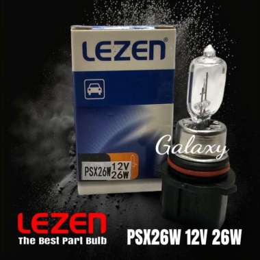 Bohlam Halogen LEZEN PSX26W / PSX 26W / PS26W - 12V 26W