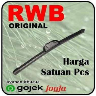 Wiper Kipas Kaca Depan - RWB Aerofit / Frameless / Lentur / Pisang 22inch