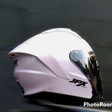 HELM JPX NOVA X WHITE DOBLE VISOR ORIGINAL L Putih