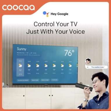 TV LED COOCAA 40 INCH SMART GOOGLE TV 40Z72 Z72 FULL HD 4K YOUTUBE