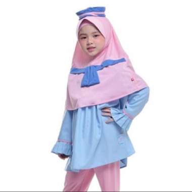 BAJU TUNIK ANAK PEREMPUAN 3-12Y BANI BATUTA RABBANI ORI. BAJU MUSLIM Multicolor