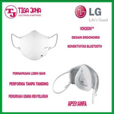 LG MASKER PURICARE MASK AP551AWFA AIR PURIFIER 2ND GEN WHITE