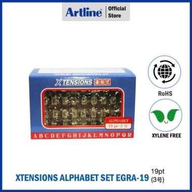 ARTLINE Xstamper Xtensions Alphabet Stamp / Alfabet Stempel EGRA-19M