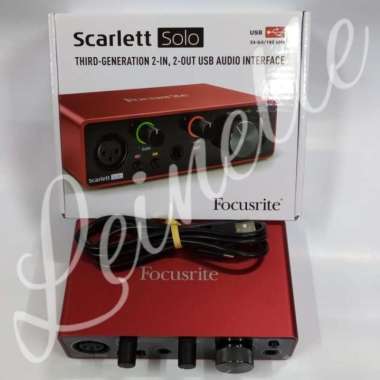 Focusrite Scarlett Solo 3rd Gen Ori Baru