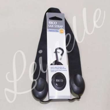 RICO Strap Saxophone Sopran, Alto Hitam