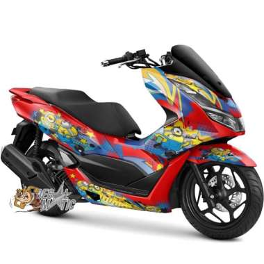 Stiker Decal Full Body Motor Honda PCX 150 PCX160 Minions PCX 160 Merah