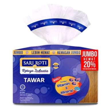 Sari Roti Tawar Jumbo Spesial 555gr