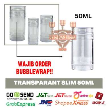 botol deodorant kosong botol deodoran tube kosong plastik akrilik 50ml 30ml 15ml 50ml transparan slim