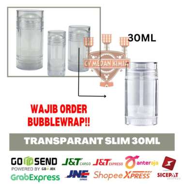botol deodorant kosong botol deodoran tube kosong plastik akrilik 50ml 30ml 15ml 30ml transparant slim