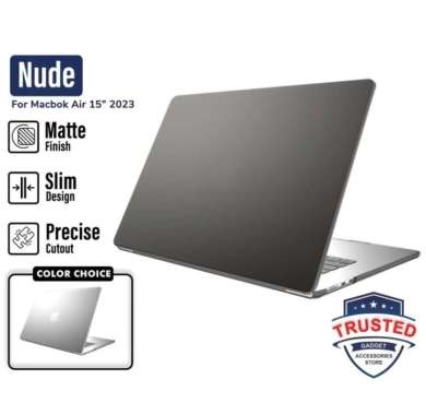 Case MacBook Air 15 2023 M2 SwitchEasy Nude Protective Hardcase Casing 15inch Transparent