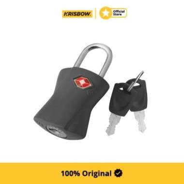 Krisbow Padlock Gembok Tsa Cover Abs 5,6X2,8 Cm - Hitam