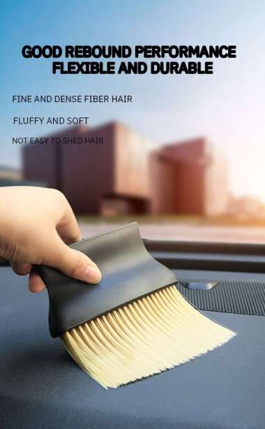 Sikat Kuas Pembersih Untuk Interior Mobil Dashboard Selah AC Mobil Brush Mini Nylon Hitam