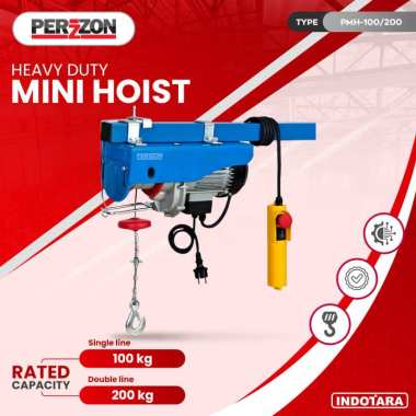 Mini Electric Hoist Dengan Berbagai Kapasitas Angkut / Perzzon Mini Hoist 600/1200Kg