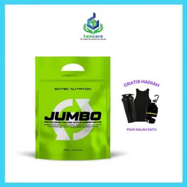 Scitec Nutrition Jumbo Gainer 6.6kg 6600gr Weight Gainer Mass Gainer Coklat | Sachet PWO