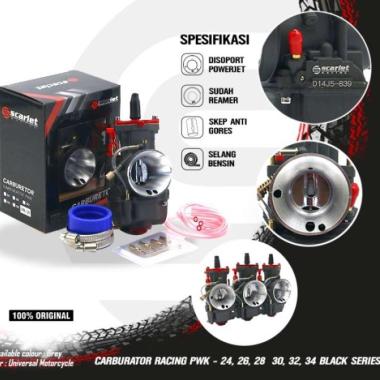 SCARLET RACING Karburator Carburetor Karbu PWK 24 26 28 30 32 34 - PWK 24 PWK 24