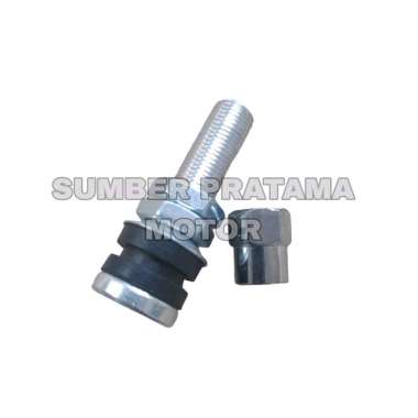 Pentil ban tubles pendek model chrome pentil motor mobil