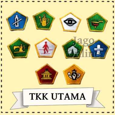 Bet Badge Logo Tanda Kecakapan Khusus TKK Penggalang Penegak Pramuka Bordir Berkemah Penegak Madya