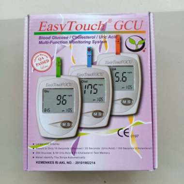 Alat Gcu Easy Touch - Alat Tes Gula Darah, Kolesterol Dan Asam Urat