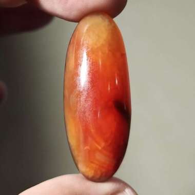 Natural Akik Batu Pandan Merah Nanas Lumut Motif Gambar Sisik Antik 3