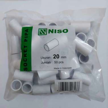 NISO Sok Pipa Listrik Socket Pralon Sok Sambungan Pralon Listrik 20 Mm