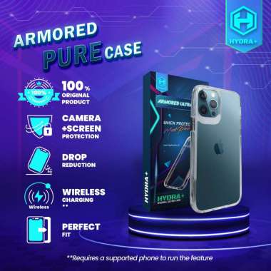 HYDRA+ iPhone 12 Pro Max Armored Clear Case - Casing Hardcase