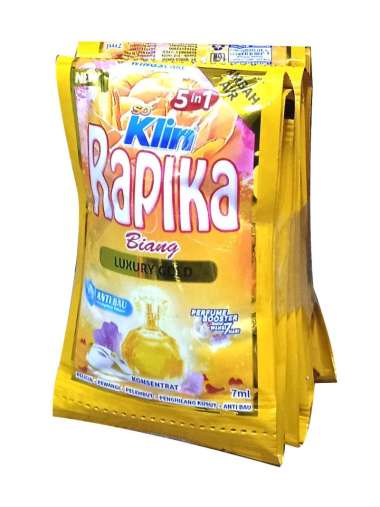 PELICIN PAKAIAN RAPIKA 12 X 8ML SACHET GOLD