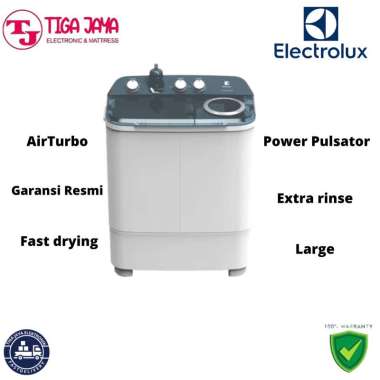 ELECTROLUX EWS98262 MESIN CUCI 2 TABUNG 8 KG EWS98262WA/EWS98262