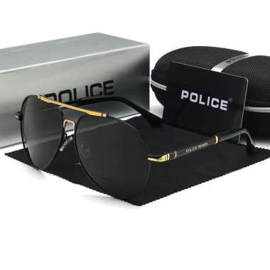 ZS Dennos GS-40 Kacamata Pria Polarized Anti UV sunglasses GOLD HITAM