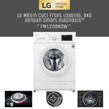 LG MESIN CUCI FRONT LOADING FM1208N3W