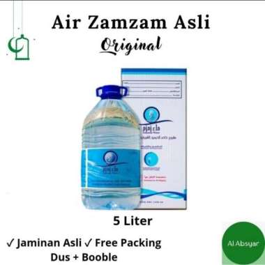 Air Zamzam 5 liter Original Zamzam Water - Non Barcode Non Barcode