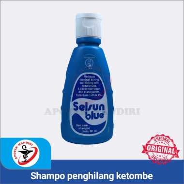 Shampo selsun biru shampo penghilang ketombe dan gatal karena ketombe