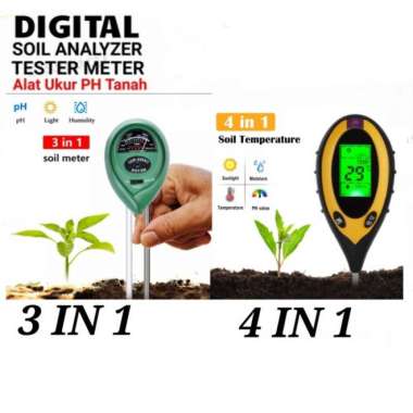 Digital Soil Analyzer Tester Meter Alat Ukur Ph Tanah 3 In 1