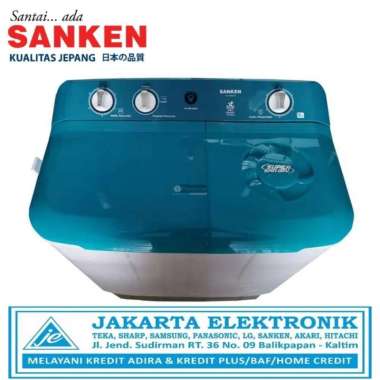 SANKEN MESIN CUCI 2TABUNG 9KG TW-7800