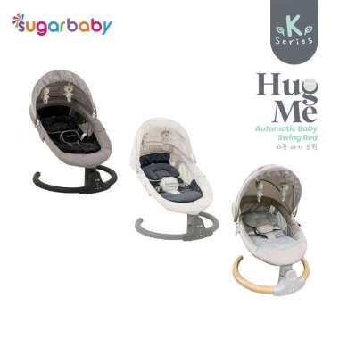Sugar Baby Hug Me K-SERIES Automatic Baby Swing BED/ Ayunan Bayi Bed Grey