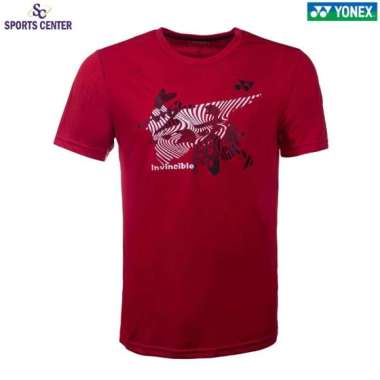 New Kaos / Jersey Yonex 3D Logo Tru Breeze CW4 1874 Tango Red XL