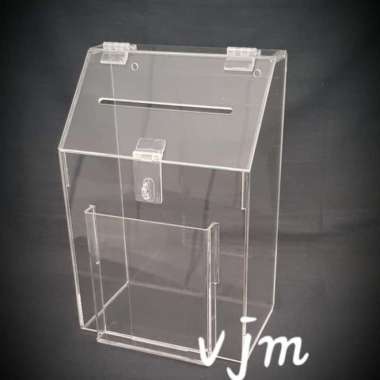 AKrilik Kotak Saran 017 / Kotak amal acrylic box acrylic