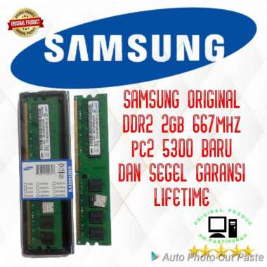 RAM LAPTOP PC DDR2 2GB 667MHZ PC2 5300 SAMSUNG ORINAL PC DDR2 2GB