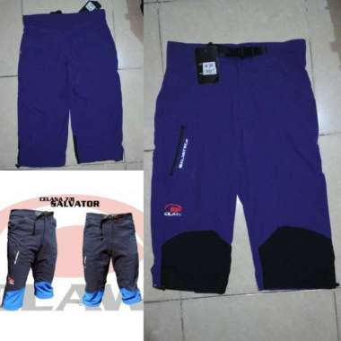 Celana Pendek Claw Salvator 7/8 Ungu-Black Ori