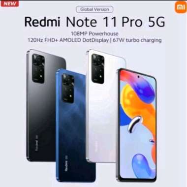 Xiaomi Redmi Note 11 Pro 5G (8GB+128GB) - Garansi Resmi White
