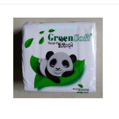 Tissue Facial Pop Up merk Green Soft - 7070946