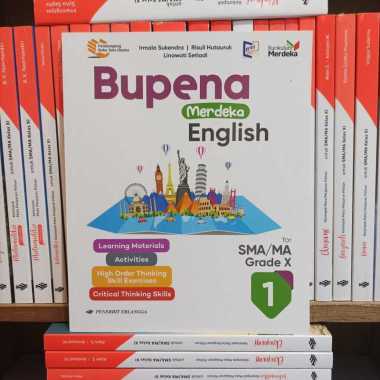 Bupena Merdeka English Kelas 10 SMA Kurikulum Merdeka Erlangga