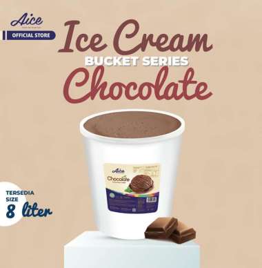 Promo Harga Aice Ice Cream Bucket Chocolate 8000 ml - Blibli