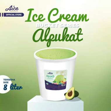 Promo Harga AICE Ice Cream Bucket Avocado 8000 ml - Blibli