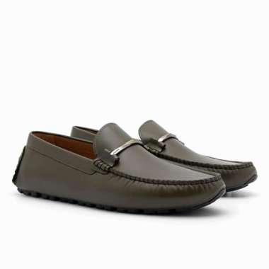 PM187 SEPATU PEDRO LOAFER PRIA ORIGINAL PANSUS KULIT HIJAU