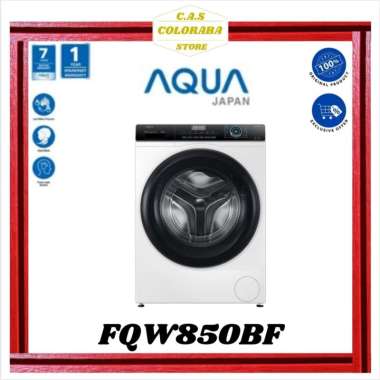 MESIN CUCI AQUA JAPAN FQW850BF MESIN CUCI FRONT LOADING 8 KG FQW850 850BF FQW 850 MESIN CUCI AQUA 1 