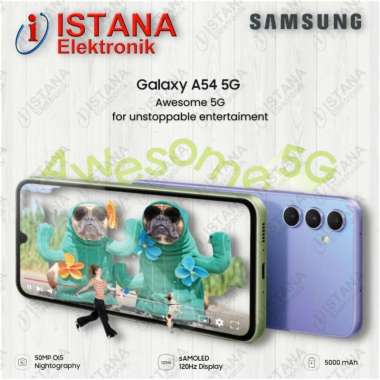 SAMSUNG GALAXY A54 8/256GB 5G GARANSI RESMI