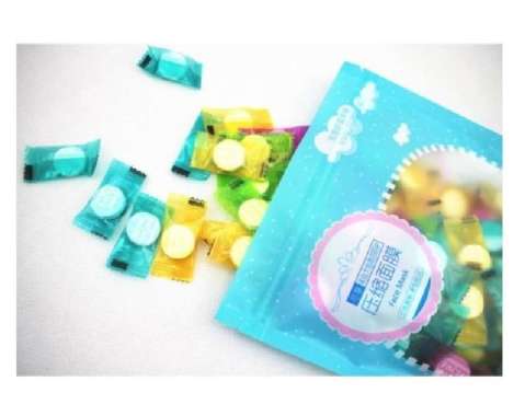 Compressed Mask Paper Masker Tablet / DIY Compressed Mask masker wajah