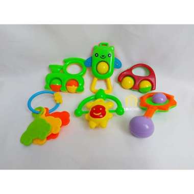 Mainan Baby Rattle Kerincingan Bayi 6 PCS