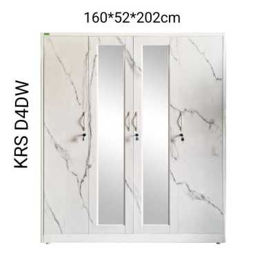Lemari Pakaian Besi 4 Pintu D4DW Karsindo