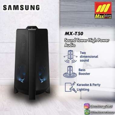 Samsung MX-T50 Sound Tower Giga Party - Garansi Resmi
